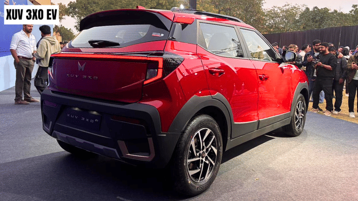 mahindra xuv 3xo ev rear mahindra xuv 3xo ev rear