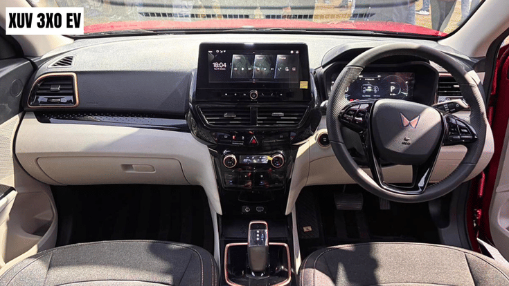 mahindra xuv 3xo ev interior