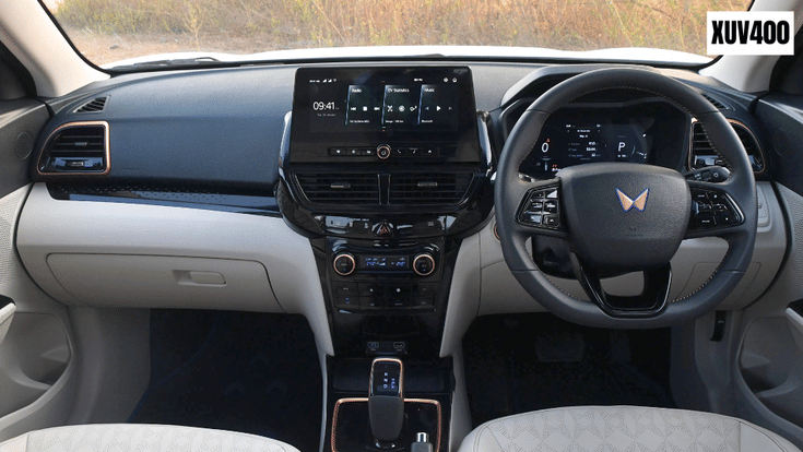 mahindra xuv400 interior mahindra xuv400 interior