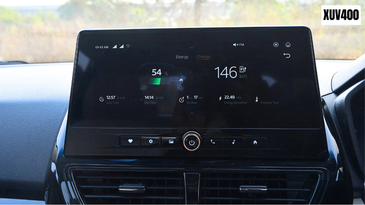 mahindra xuv400 touchscreen