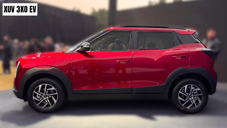 mahindra xuv 3xo ev side