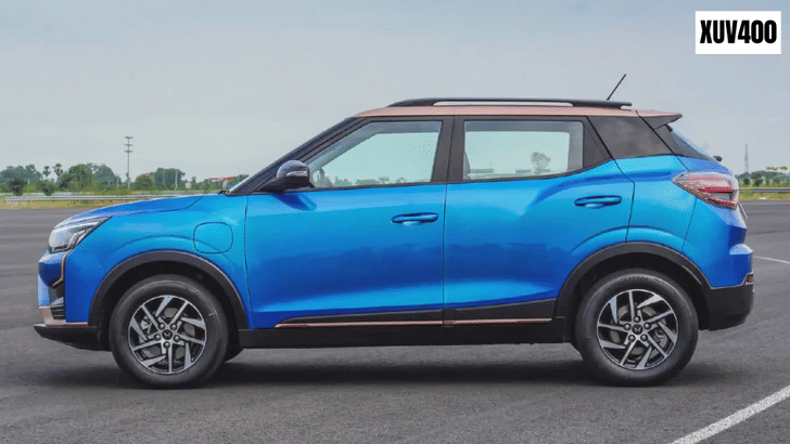 mahindra xuv400 side mahindra xuv400 side