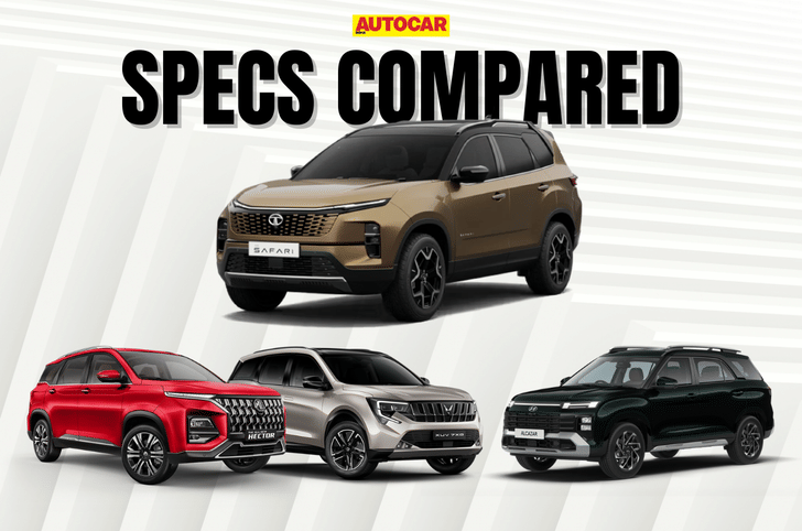 Tata Safari petrol vs rivals: Price and specifications compared