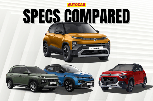 Tata Punch facelift vs rivals: Price and specifications compared