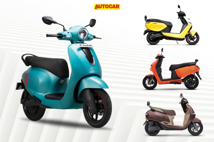  Bajaj Chetak C2501 vs rivals: price, range and charging times compared