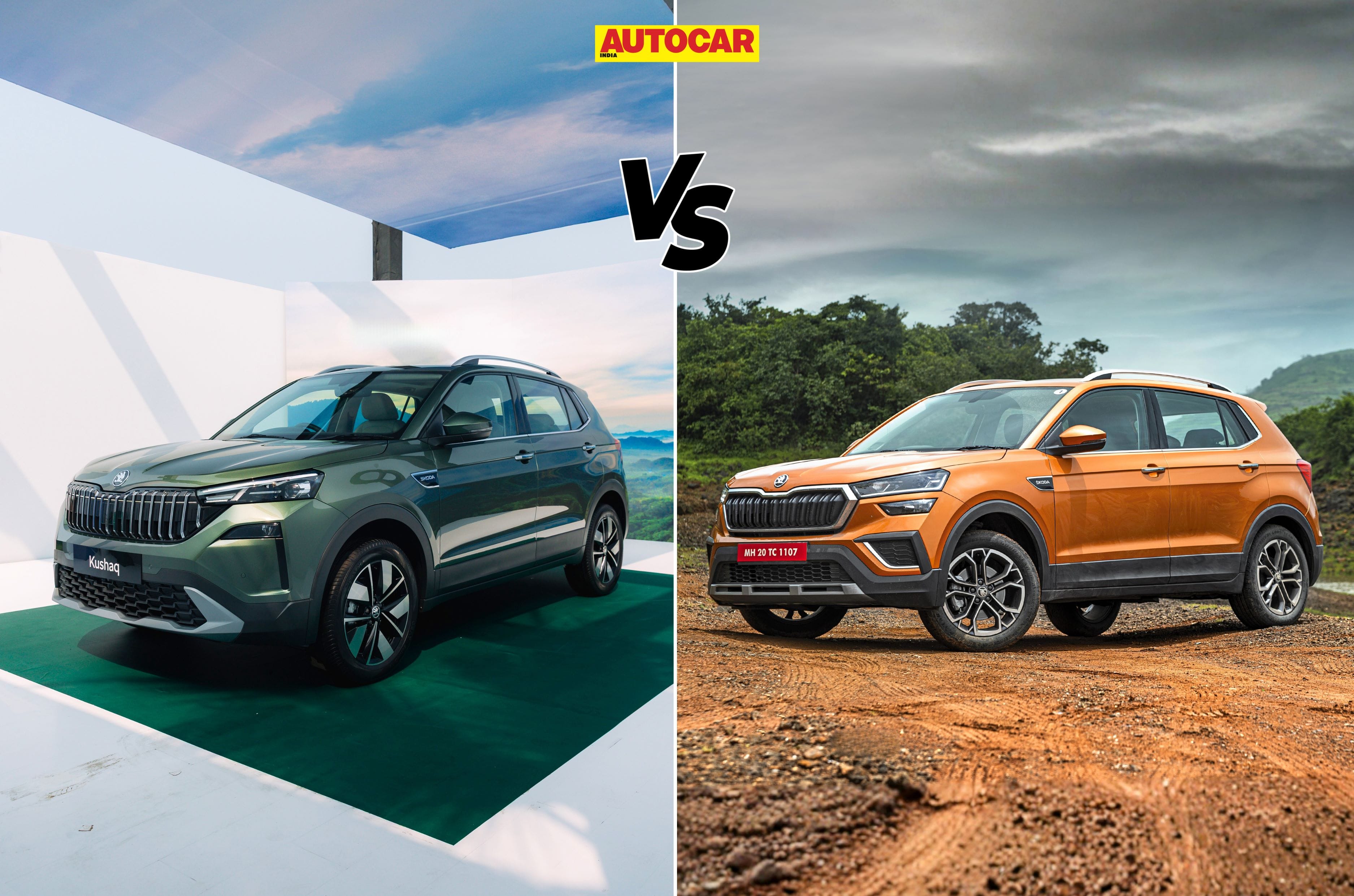 Skoda Kushaq facelift vs old model: Differences explained