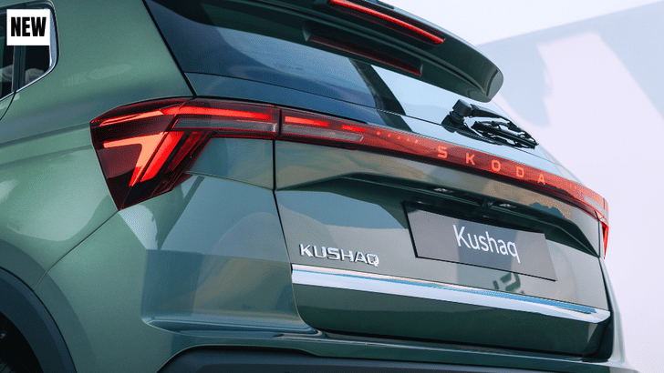 skoda kushaq facelift rear skoda kushaq facelift rear