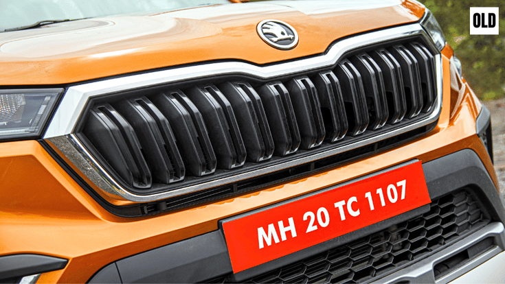 skoda kushaq grille