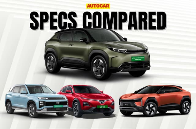 Toyota Urban Cruiser Ebella vs rivals: Specifications comparison