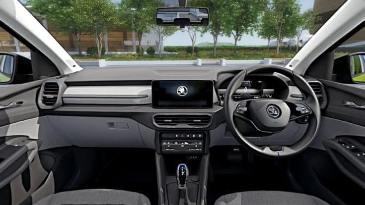 Skoda Kylaq Signature+ trim interior