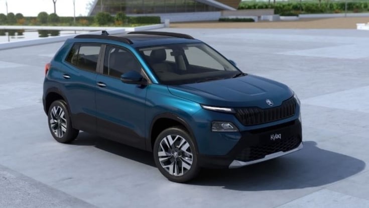Skoda Kylaq Prestige trim exterior Skoda Kylaq Prestige trim exterior
