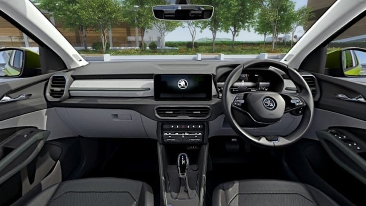 Skoda Kylaq Prestige trim interior Skoda Kylaq Prestige trim interior