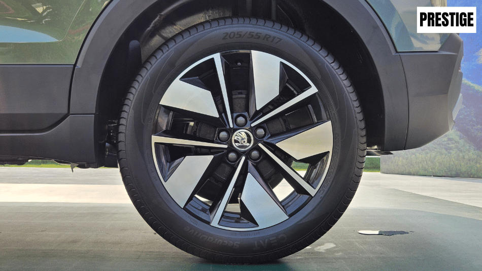 skoda kushaq prestige wheel