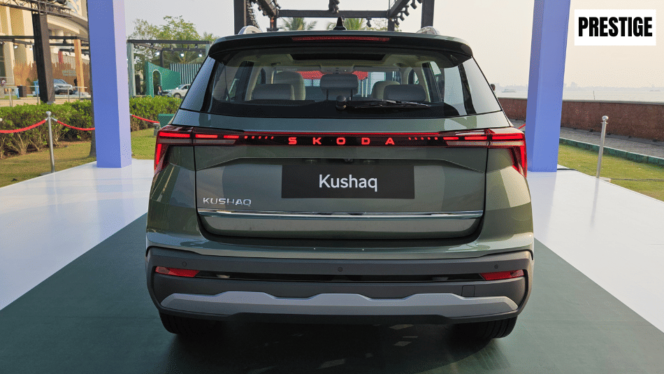 skoda kushaq prestige rear