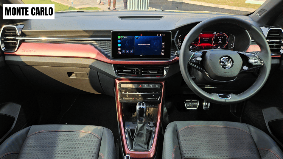 skoda kushaq monte carlo interior