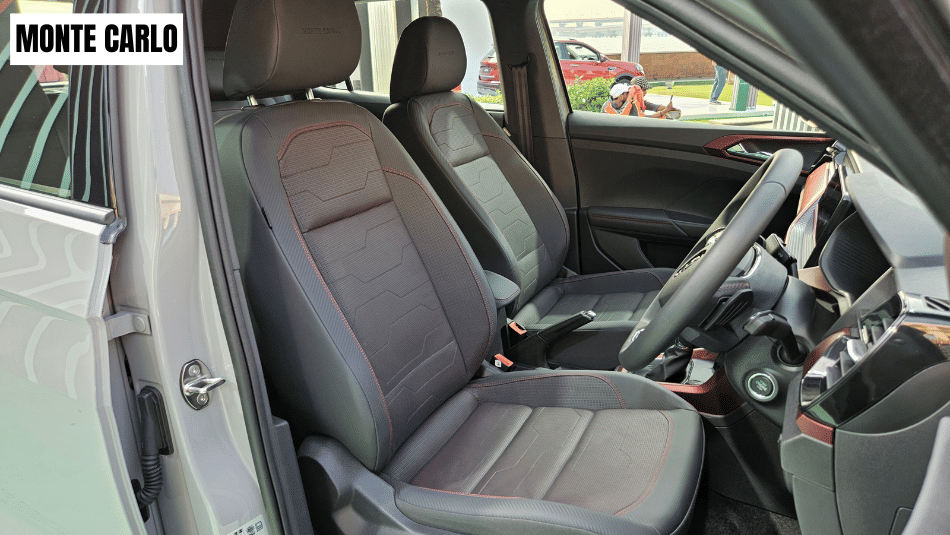skoda kushaq monte carlo seats