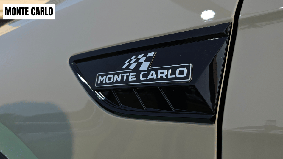 skoda kushaq monte carlo badge