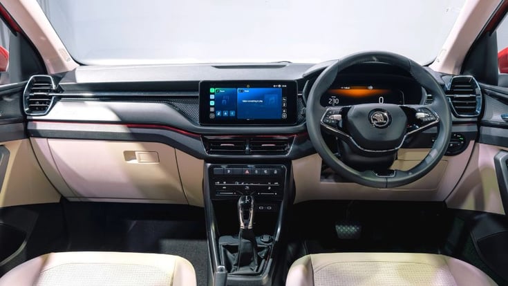 Skoda Kushaq interior 