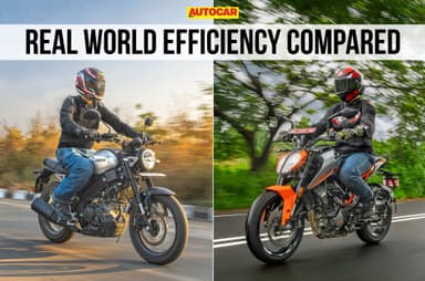Yamaha XSR 155 vs KTM 160 Duke Real World Efficiency Compared