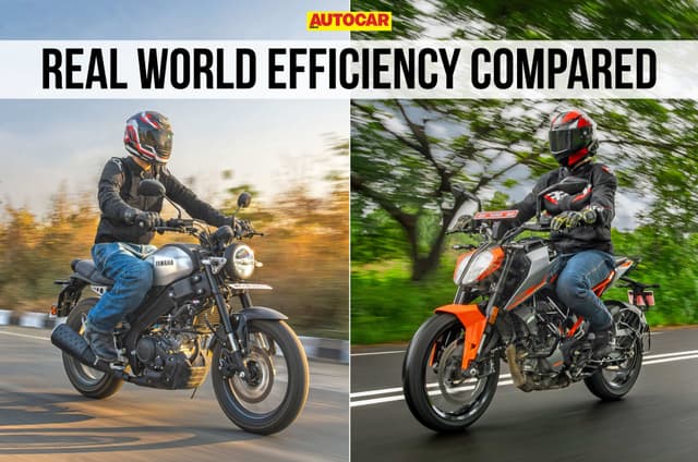 Yamaha XSR 155 vs KTM 160 Duke Real World Efficiency Compared