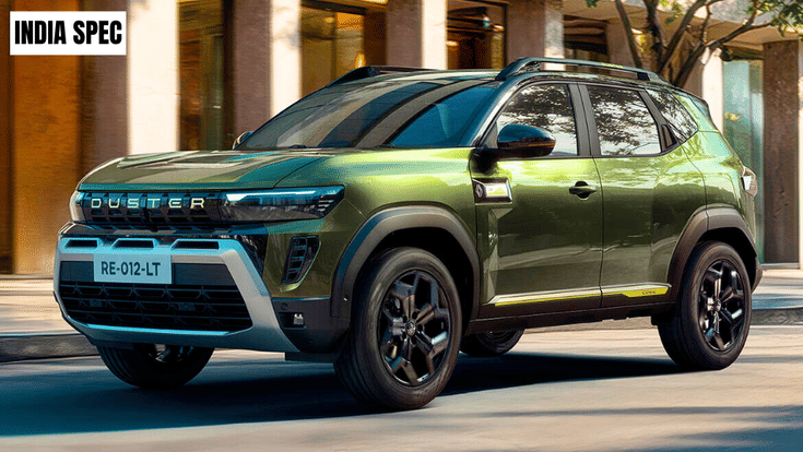 India-spec 2026 Renault Duster front third