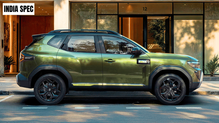 India-spec 2026 Renault Duster side profile