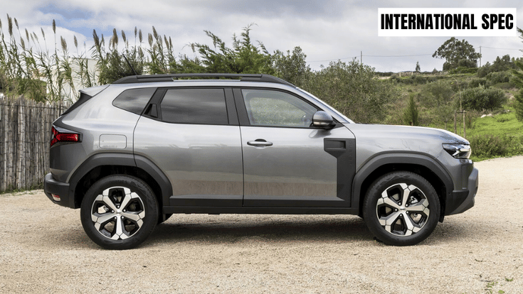 Global-spec 2026 Renault Duster side profile