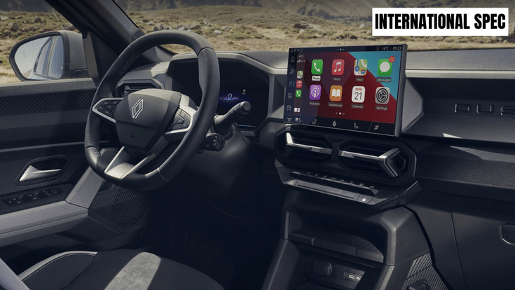 Global-spec 2026 Renault Duster interior