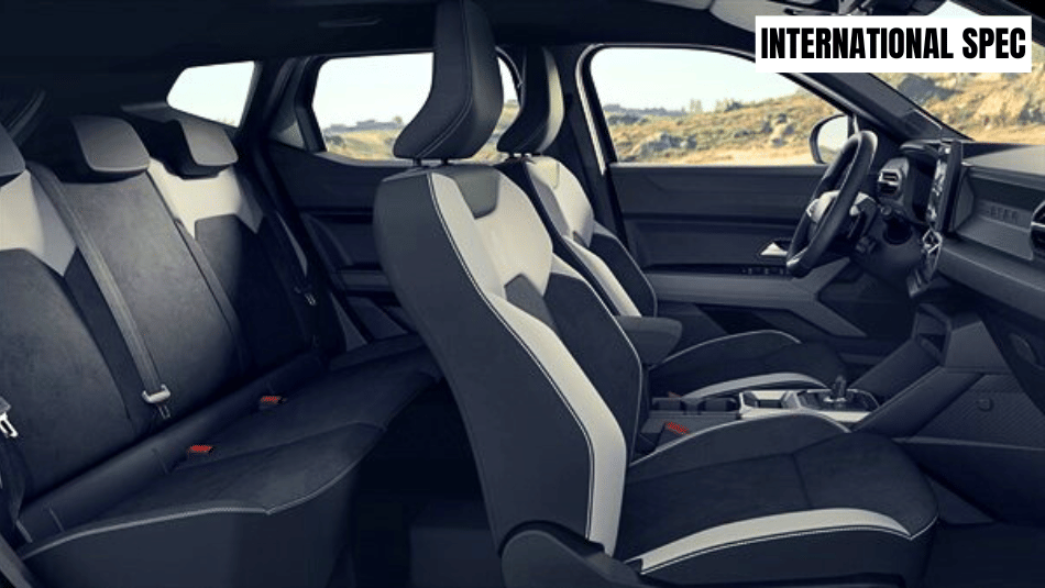 Global-spec 2026 Renault Duster cabin