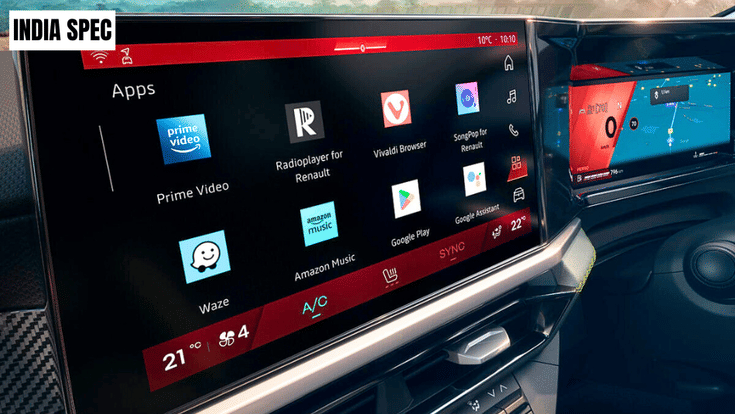 India-spec 2026 Renault Duster dashboard