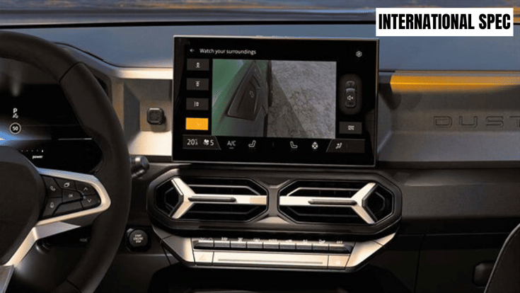 Global-spec 2026 Renault Duster dashboard