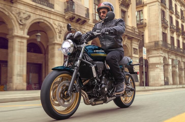2026 Kawasaki Z650RS Tracking Shot