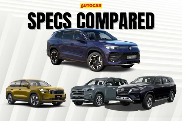 Volkswagen Tayron R-Line vs rivals specifications compared