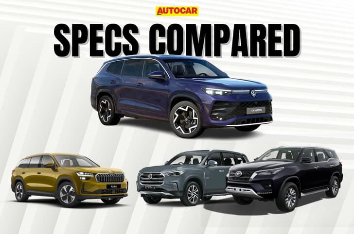 Volkswagen Tayron R-Line vs rivals specifications compared