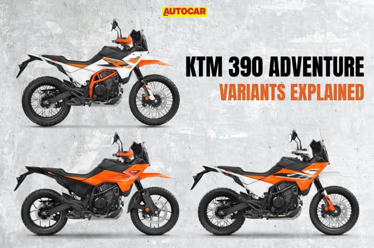 Collage of KTM 390 Adventure bikes