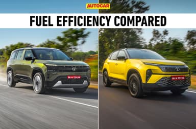 Tata Sierra vs Harrier diesel AT real world mileage compared