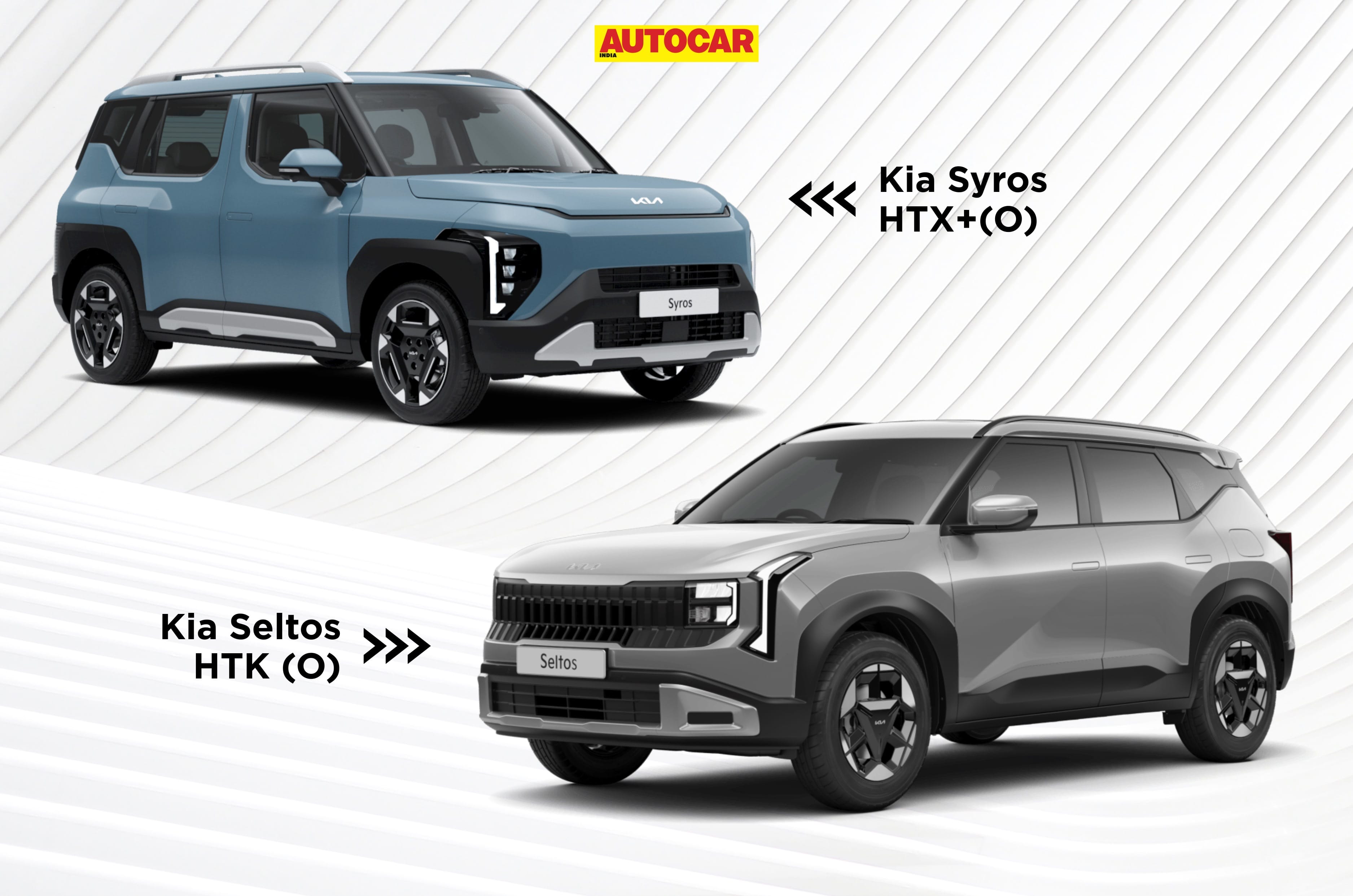 Kia Syros top trim vs Seltos mid trim: Which offers better value?