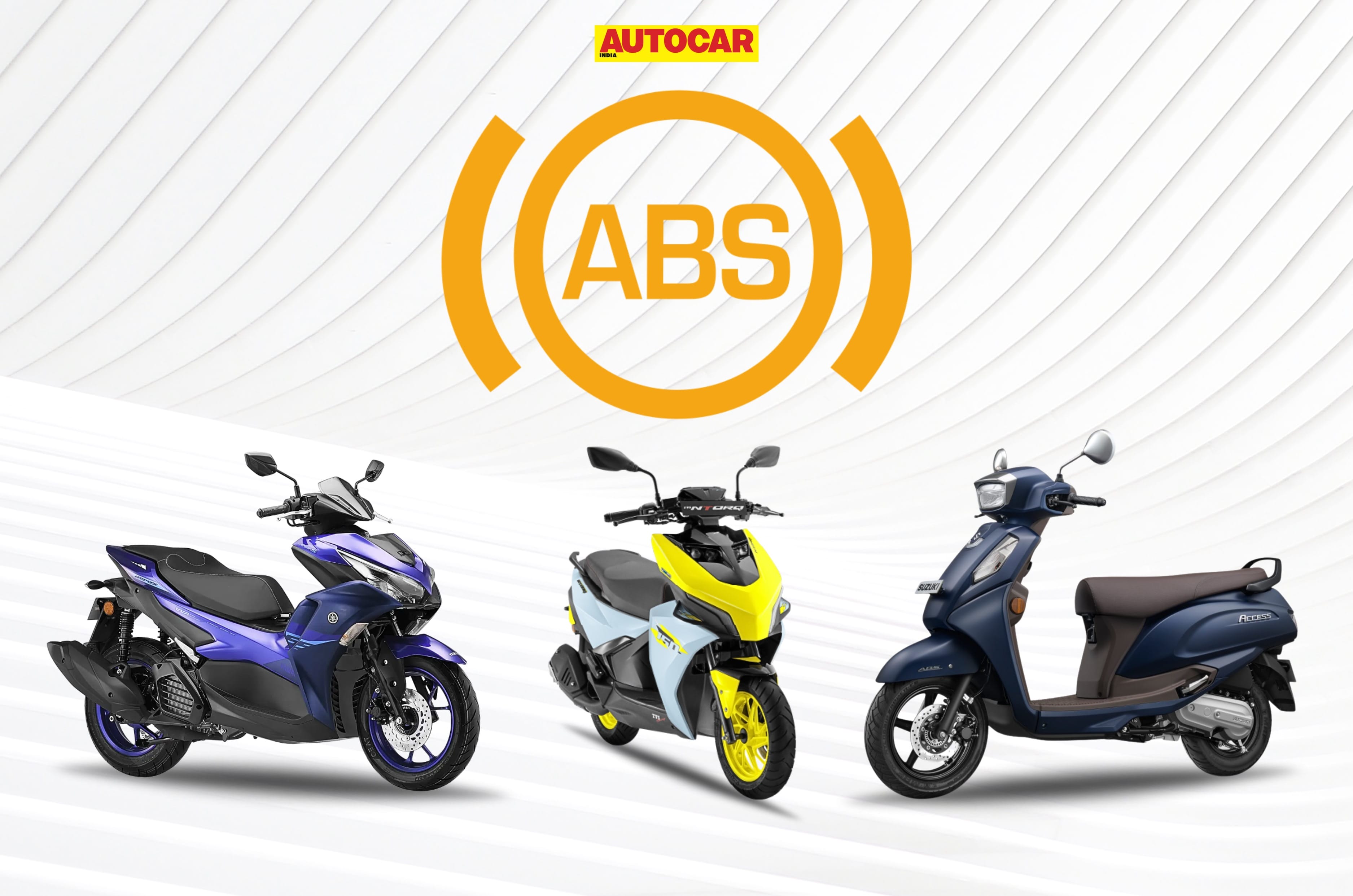 Most affordable scooters with ABS in India