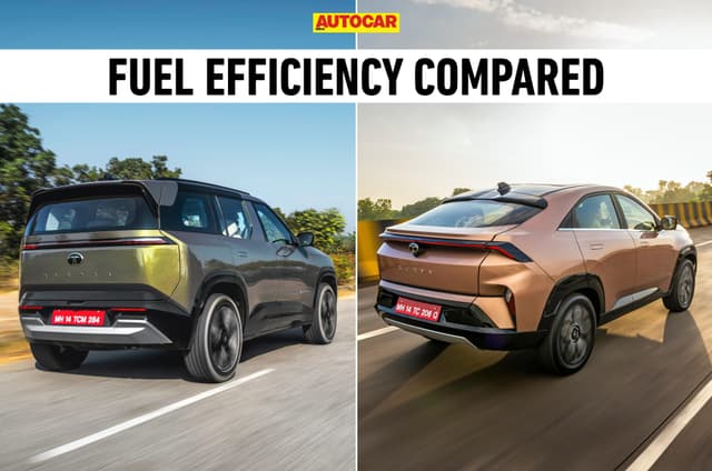 Tata Sierra vs Curvv diesel AT real-world mileage compared