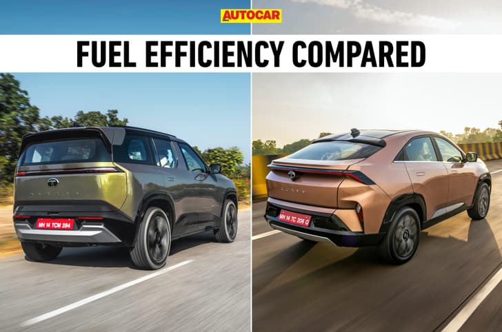 Tata Sierra vs Curvv diesel AT real-world mileage compared Tata Sierra vs Curvv diesel AT real-world mileage compared