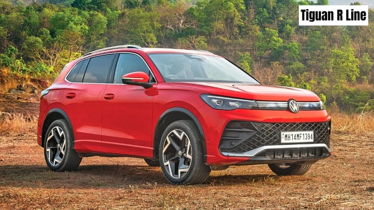 Volkswagen Tiguan R-Line front three quarter
