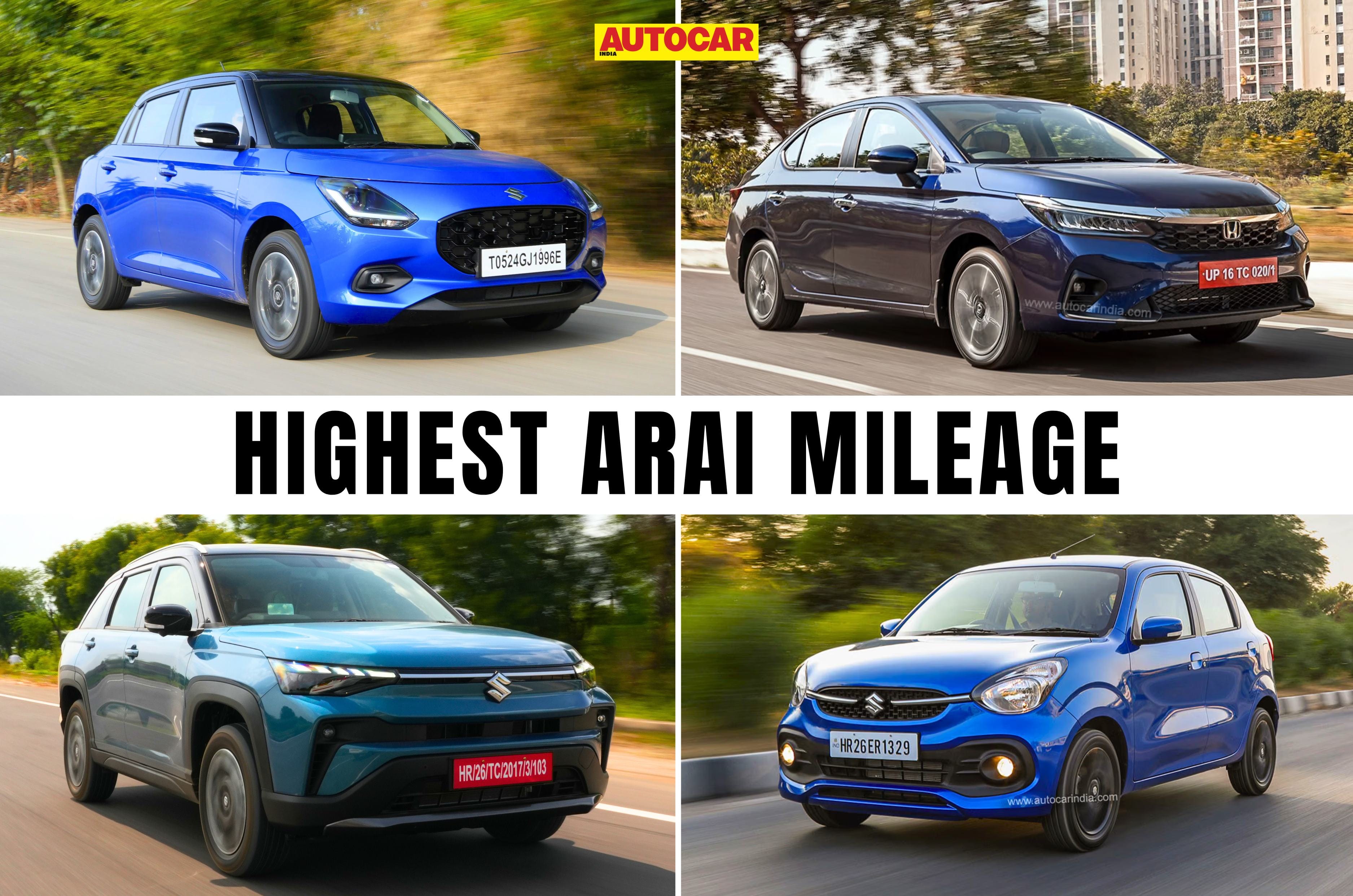 Top 5 highest mileage cars in India