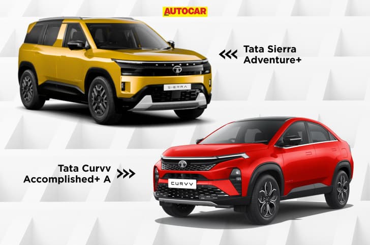 Mid trim Tata Sierra vs Top trim Tata Curvv: Which offers more value? Mid trim Tata Sierra vs Top trim Tata Curvv: Which offers more value?