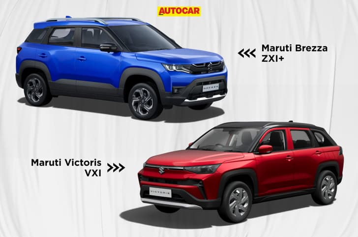 Maruti Brezza ZXI+ vs Victoris VXI