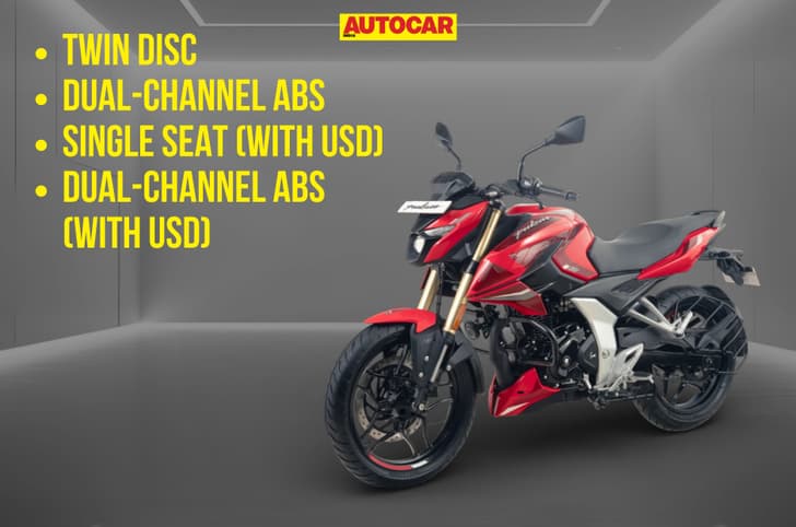 Bajaj Pulsar N160 front left side static in studio