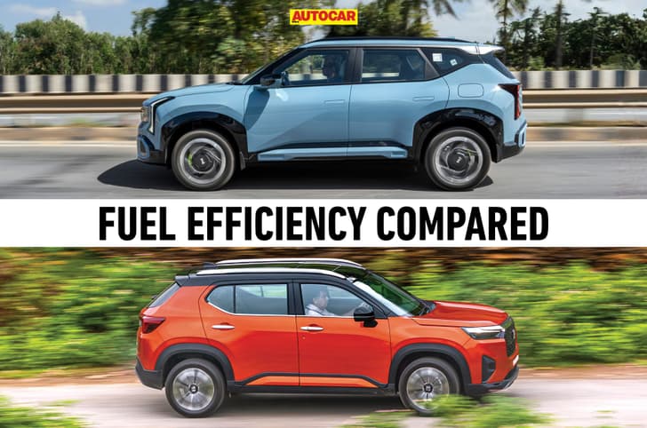 Kia Seltos vs Honda Elevate petrol CVT real world mileage compared