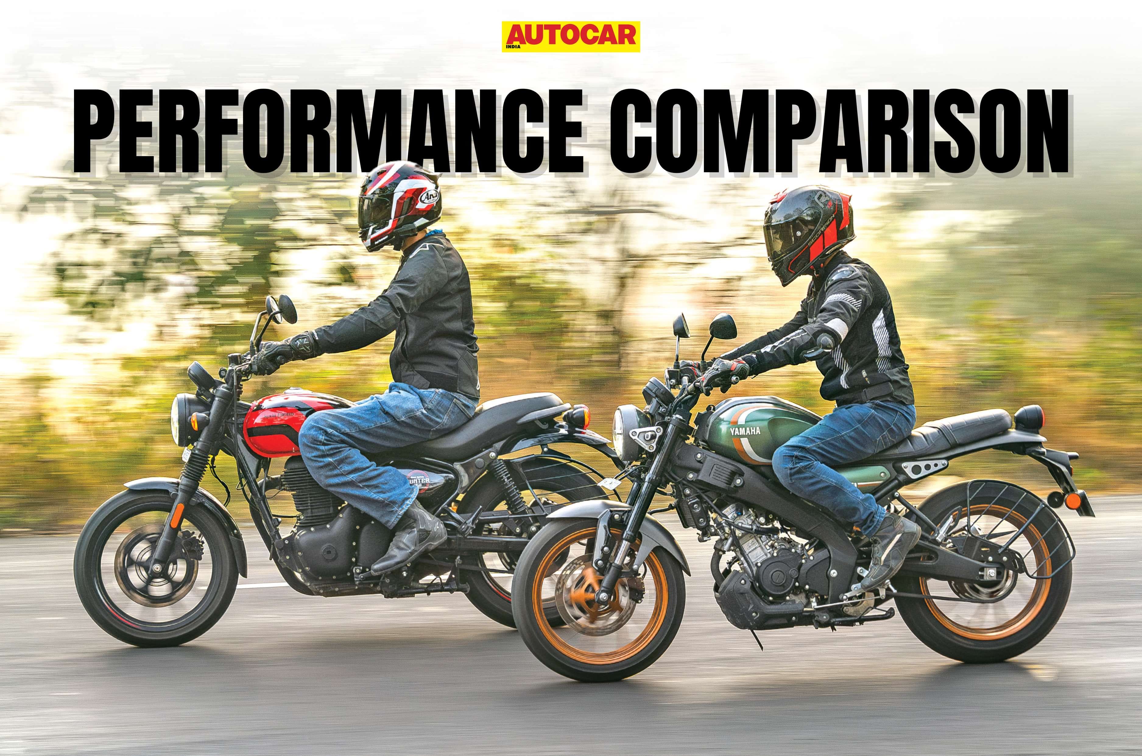 Yamaha XSR 155 vs Royal Enfield Hunter 350 performance tested and compared We compare the acceleration, roll-ons, and braking of the Yamaha XSR 155 and the Royal Enfield Hunter 350. 1 hr ago Azaman Chothia