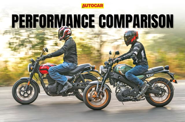 Yamaha XSR 155 vs Royal Enfield Hunter 350 performance tested and compared