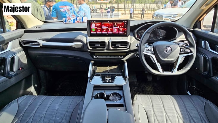 MG Majestor interior MG Majestor interior