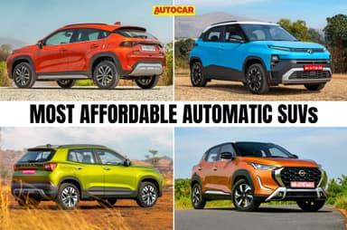 Cheapest automatic SUVs in India under Rs 10 lakh